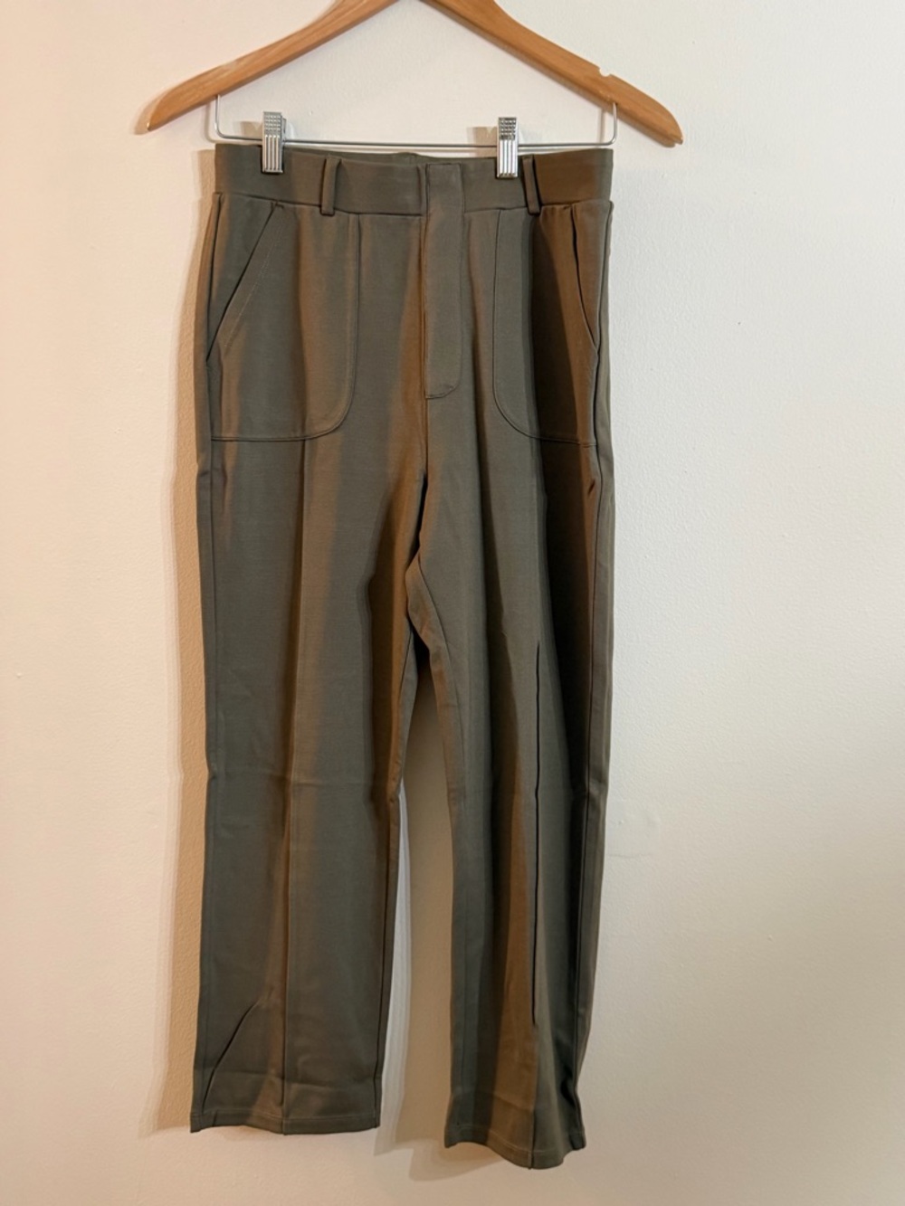 HALARA Olive Green Straight-Leg Pants